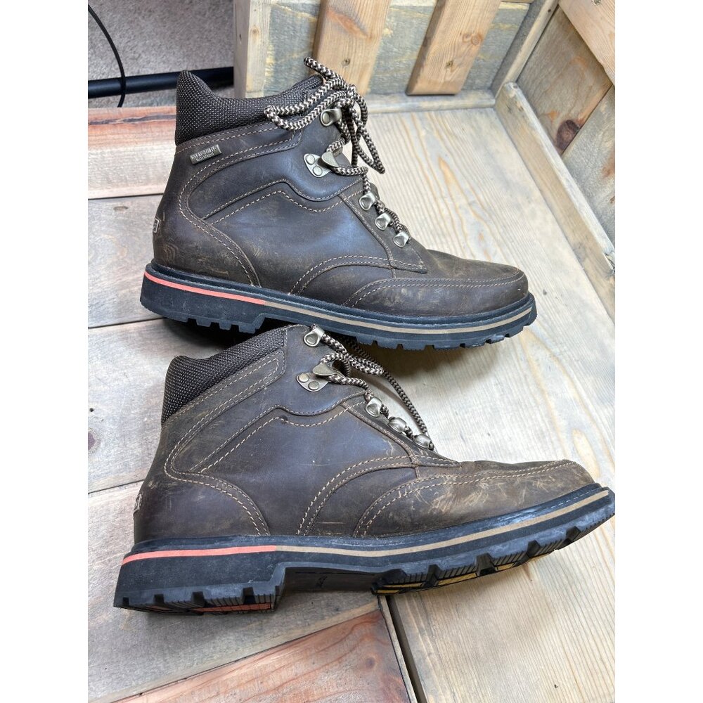 Rockport HydroShield US10 Brown Leather Waterproof Mens Boots Adiprene by Adidas - Picture 12 of 12